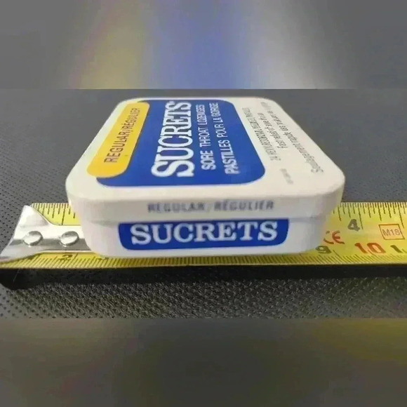 Vintage Sucrets Sore Throat Lozenges  Metal Collectible Tin - Picture 2 of 9